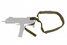 Тактический оружейный ремень "ДОЛГ-М3", зеленый, одноточечный