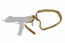 Тактический оружейный ремень "ДОЛГ-М3", койот, одноточечный